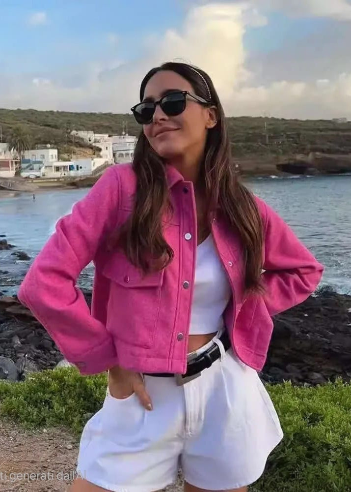 KATE | Shacket Cropped