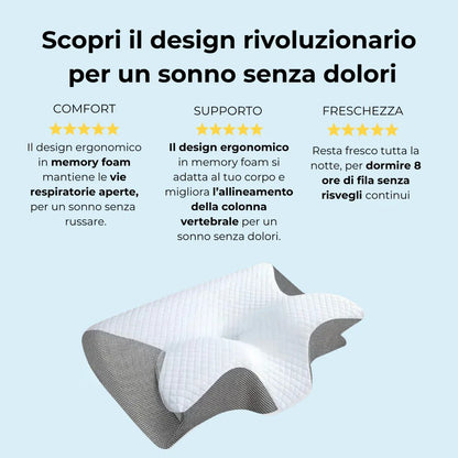 NIGHTCARE | Cuscino Ergonomico